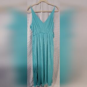 Taylor Aqua Blue Maxi Dress
